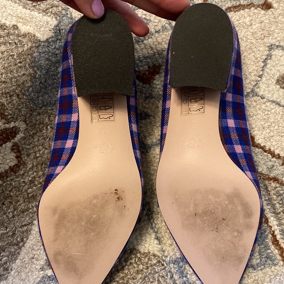 HOLIDAY SALE!: JCrew heels in purple plaid - Picture 4 of 6